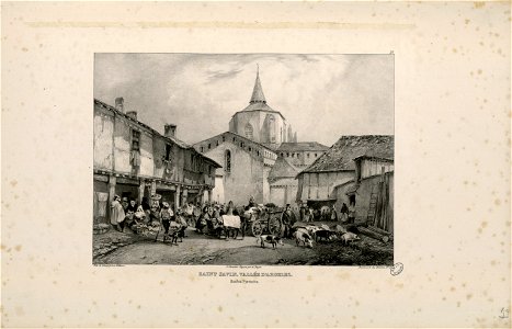 Saint Savin, vallée d' Argelez (Hautes Pyrénées) - Fonds Ancely - B315556101 A JACOTTET 1 030