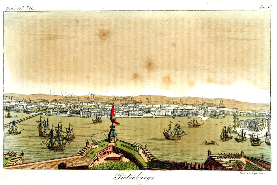 Saint Petersburg Illustration for Il costume antico e moderno by Giulio Ferrario Europa Vol VII pt 2 1831 (21)