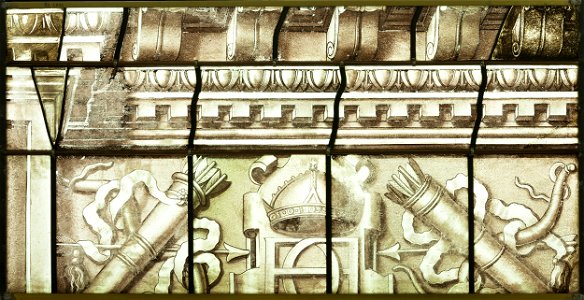 Saint-Chapelle de Vincennes - Baie 4 - Dcor d'architecture (bgw17 0516)