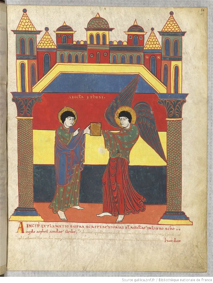 Saint-Sever Beatus f. 058r - To the Church in Ephesus