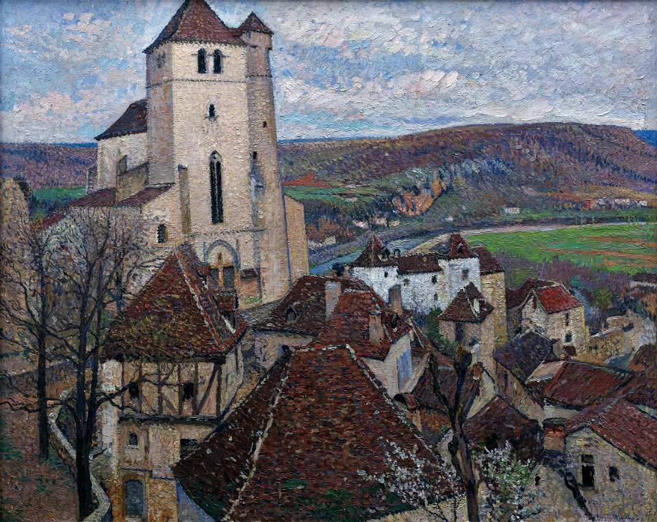 Saint-Cirq Lapopie Henri Martin musée de Cahors Henri-Martin Ni.98
