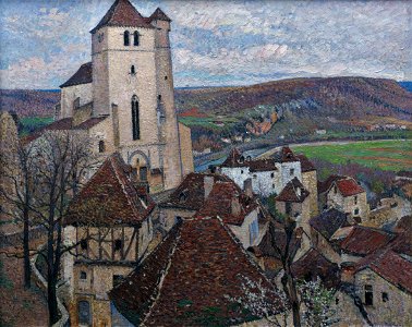 Saint-Cirq Lapopie Henri Martin musée de Cahors Henri-Martin Ni.98