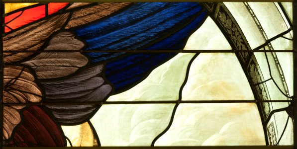 Saint-Chapelle de Vincennes - Baie 1 - Aile d'ange (bgw17 0764)
