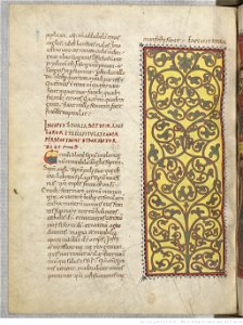 Saint-Sever Beatus f. 176v - Tapis
