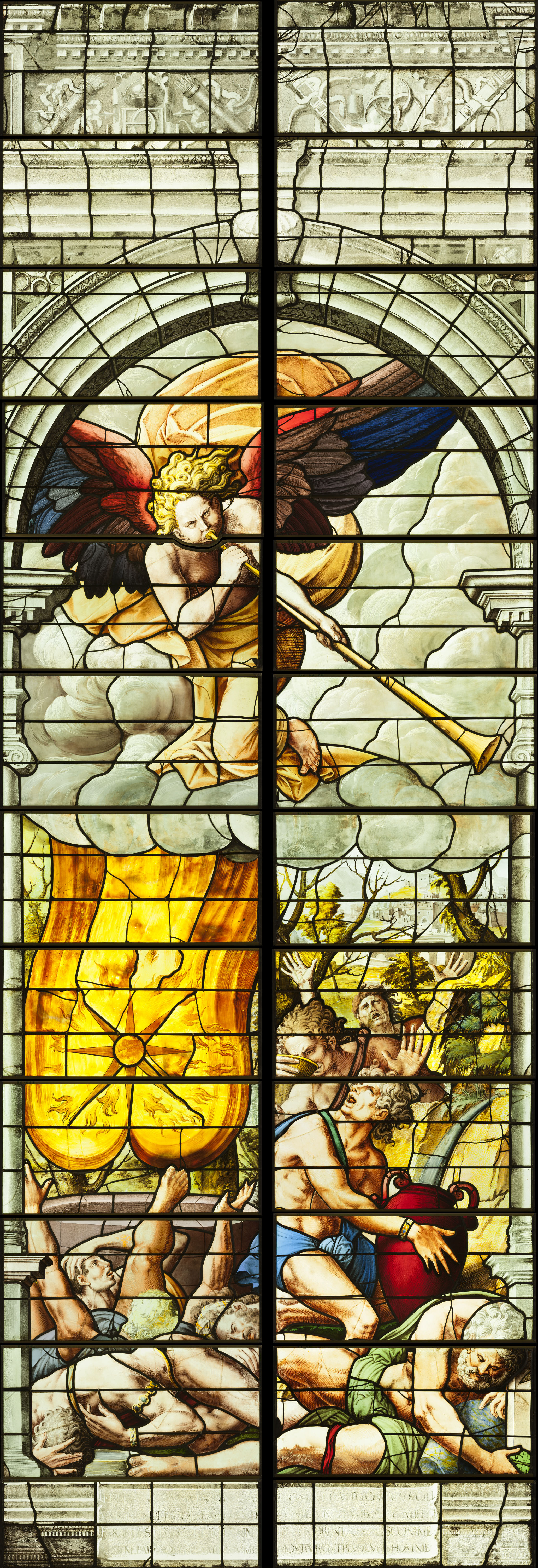 Saint-Chapelle de Vincennes - Baie 1 - L'amertume des eaux (bgw17 0740)