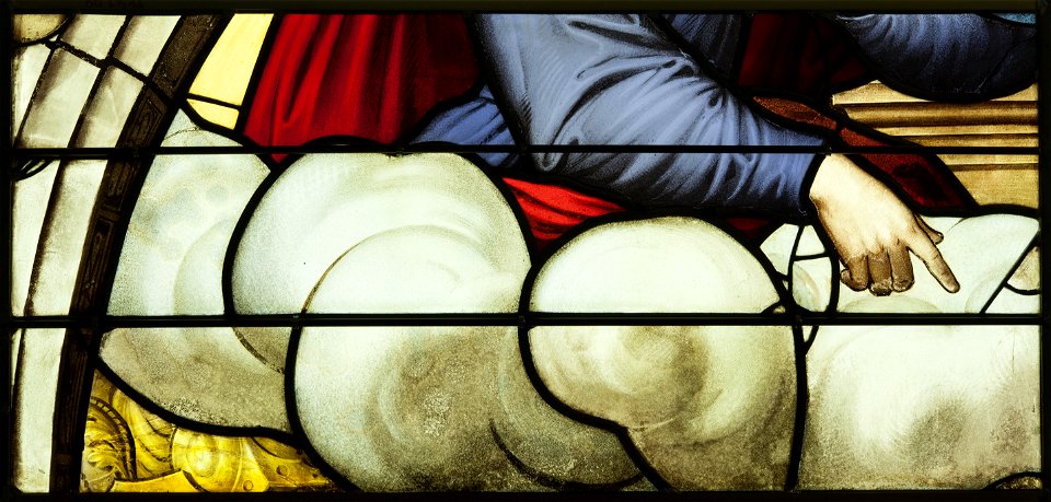 Saint-Chapelle de Vincennes - Baie 0 - Nuée (bgw17 0406)