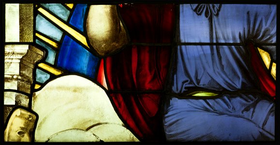 Saint-Chapelle de Vincennes - Baie 6 - Torse de Dieu assis dans les nues (bgw17 0702)