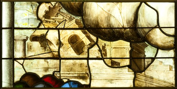Saint-Chapelle de Vincennes - Baie 3 - Nuée et destruction de la ville (bgw17 0860)