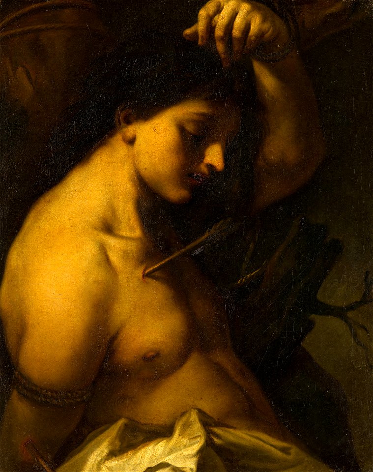 Saint Sebastian after Simone Pignoni Mauritshuis 305