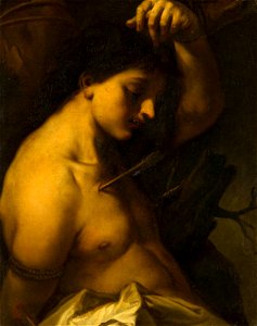 Saint Sebastian after Simone Pignoni Mauritshuis 305