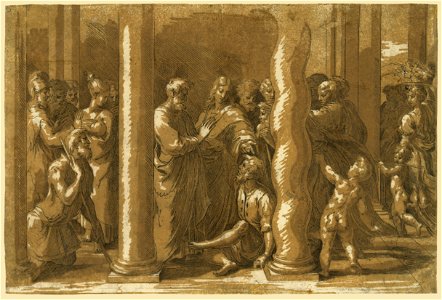 Saints Peter and John curing the sick LCCN2008675421