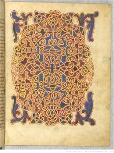 Saint-Sever Beatus f. 026r - Page-tapis