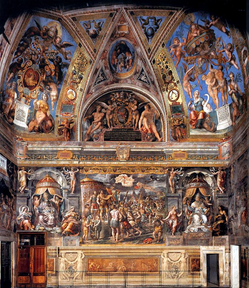 Sala di costantino, veduta 01