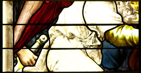 Saint-Chapelle de Vincennes - Baie 4 - Tunique d'un ange (bgw17 0531)
