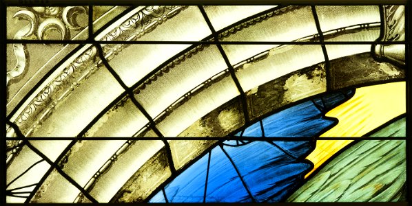 Saint-Chapelle de Vincennes - Baie 2 - Ailes d'un ange (bgw17 0451)