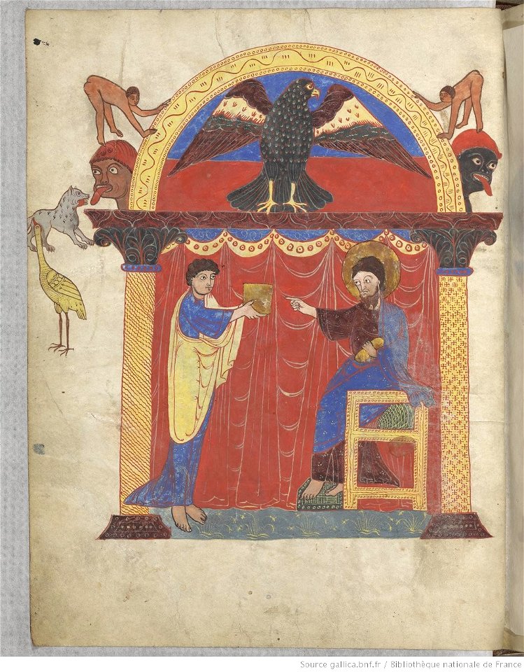 Saint-Sever Beatus f. 004v - Saint John