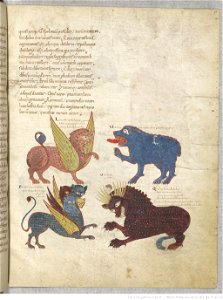 Saint-Sever Beatus f. 051r - Vision of Daniel