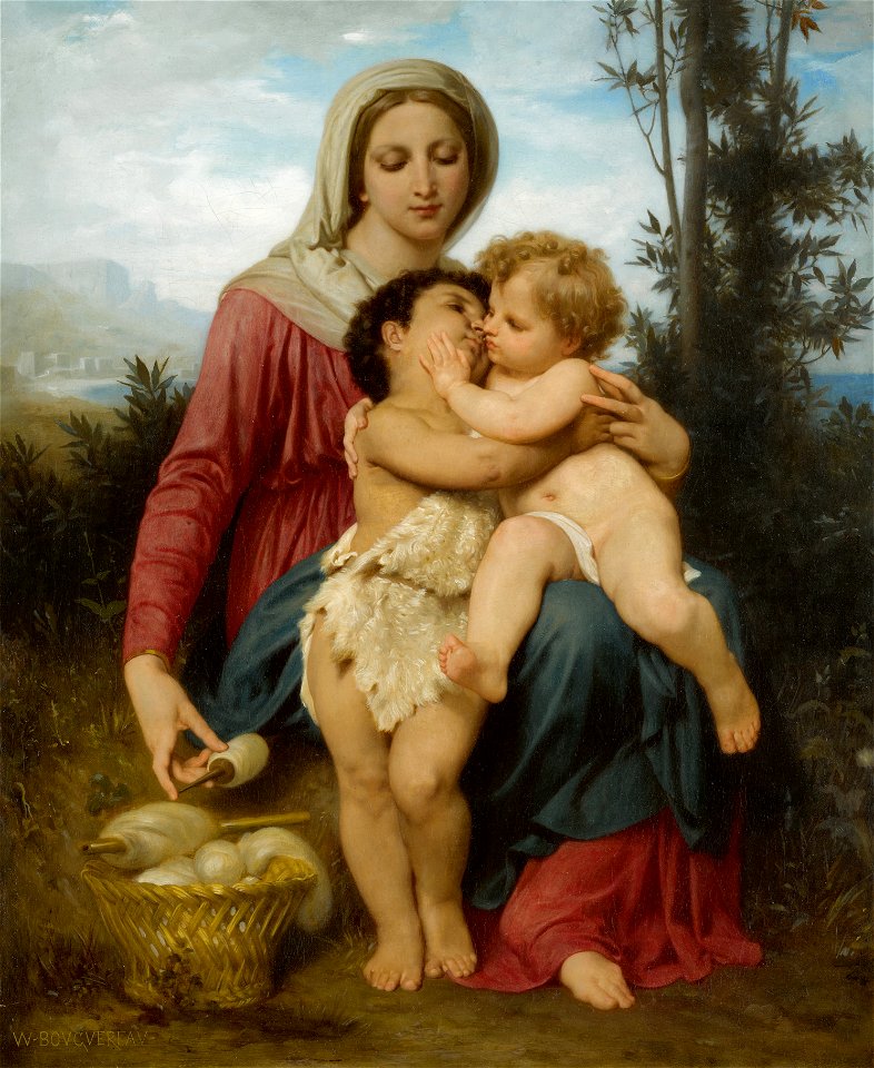 Sainte Famille (Réduction) by William-Adolphe Bouguereau