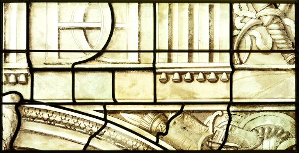 Saint-Chapelle de Vincennes - Baie 4 - Dcor d'architecture (bgw17 0540)