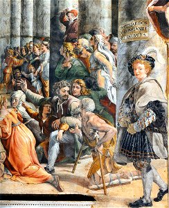 Sala di costantino, donazione di roma 02