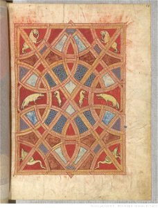 Saint-Sever Beatus f. 138r. - Page-tapis