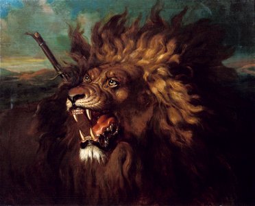 Raden Sarief Bustaman Saleh - Wounded Lion