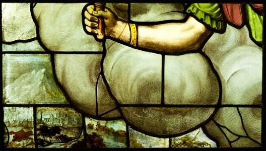 Saint-Chapelle de Vincennes - Baie 6 - Bras d'un ange (bgw17 0711)