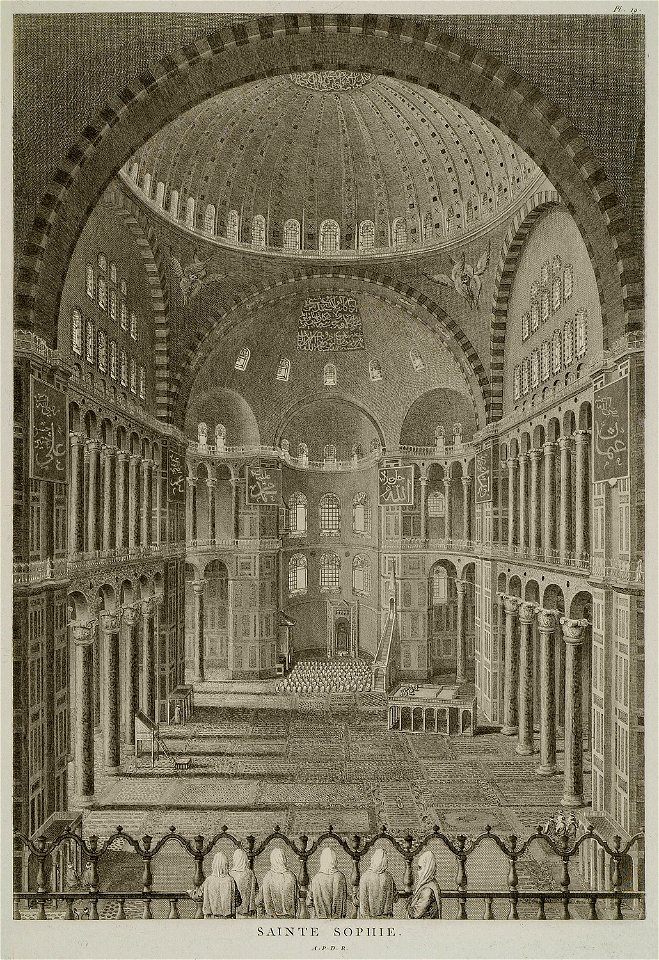 Sainte Sophie - D'ohsson Mouradgea - 1787