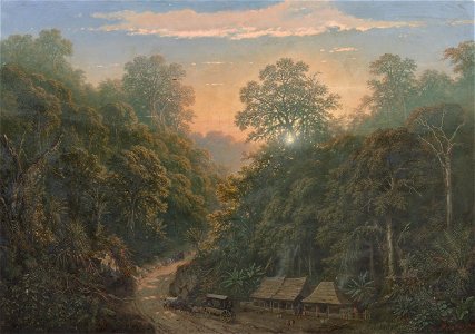 Raden Saleh - Javanese Mail Station, 1876