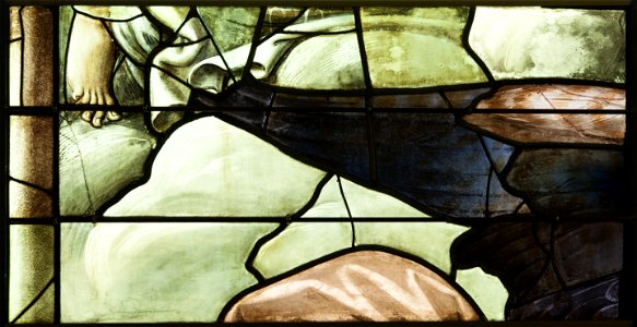 Saint-Chapelle de Vincennes - Baie 4 - Aile d'un ange (bgw17 0551)