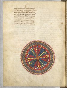 Saint-Sever Beatus f. 143v - Tapis