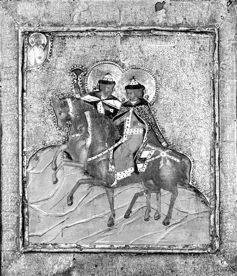 Saints Boris and Gleb MET ep1972.145.29.bw.R