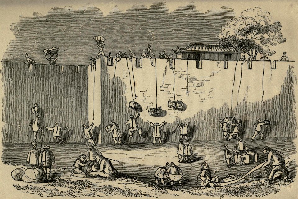 Sale of plunder at Shang-hae