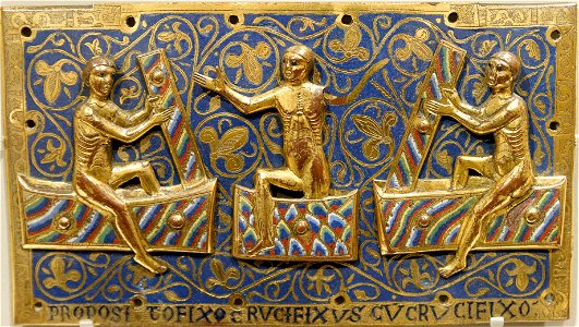 Saints Rising from Dead, Limoges Artwork, circa 1250 (46811806122)