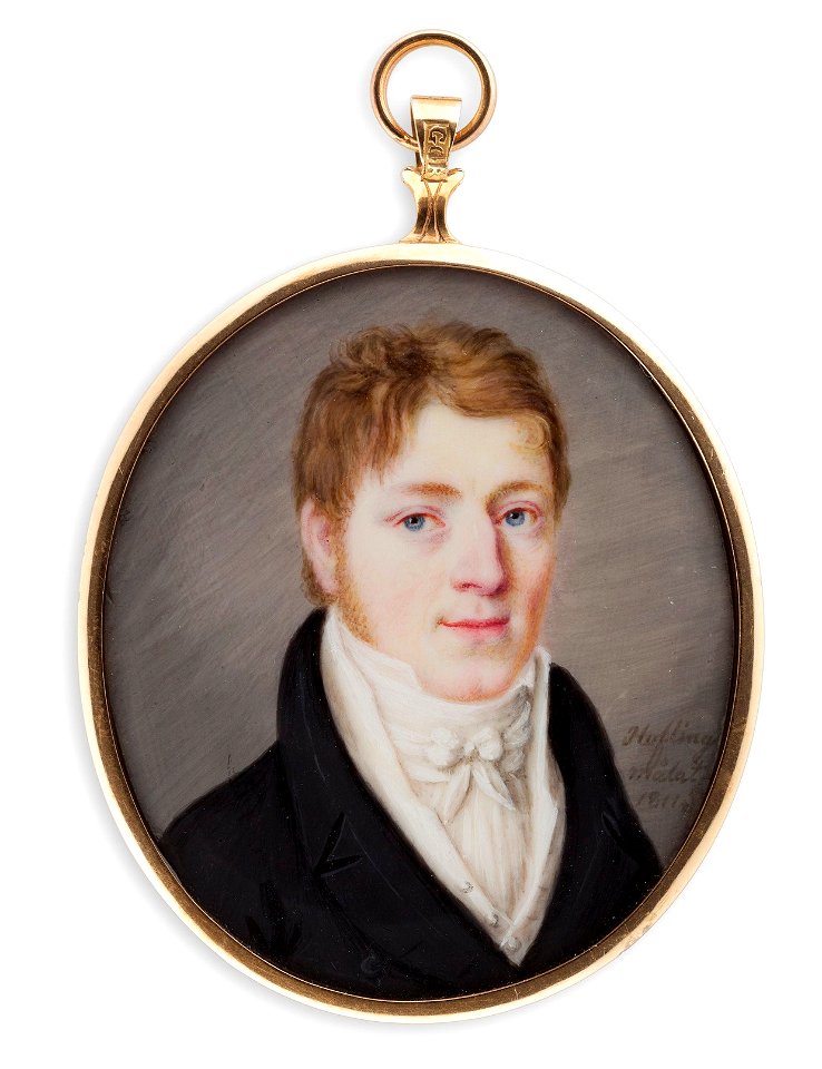 Salomon Hofling - Portrait of a young man - S 301 - Finnish National Gallery