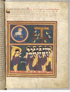 Saint-Sever Beatus f. 113r - Fifth seal