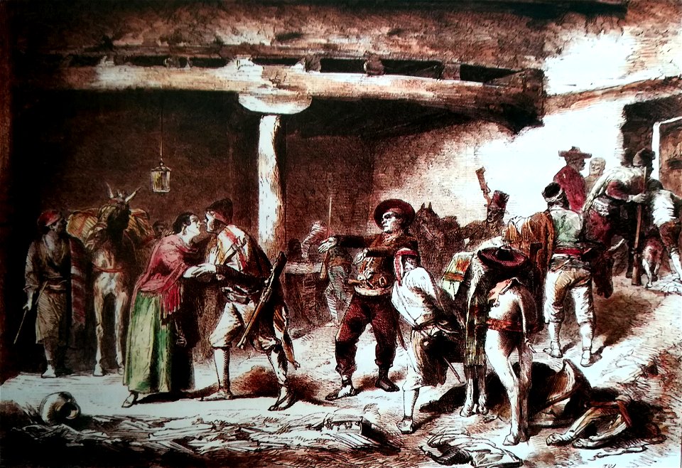 Salida de los contrabandistas