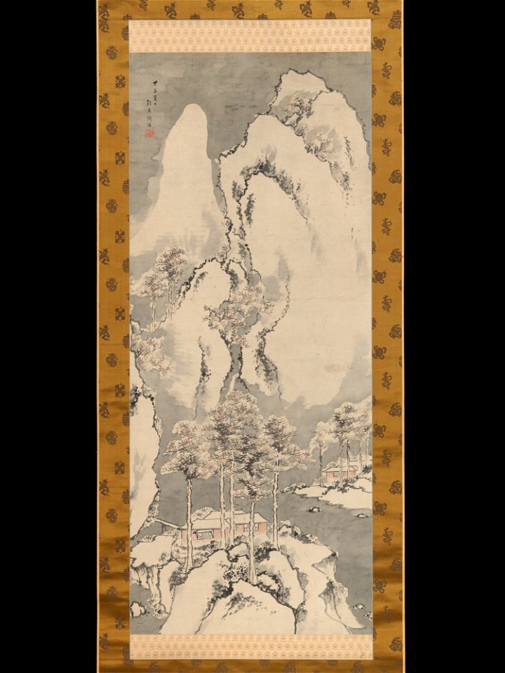 Sakaki Hyakusen - Snowy Landscape - 2015.300.155 - Metropolitan Museum of Art