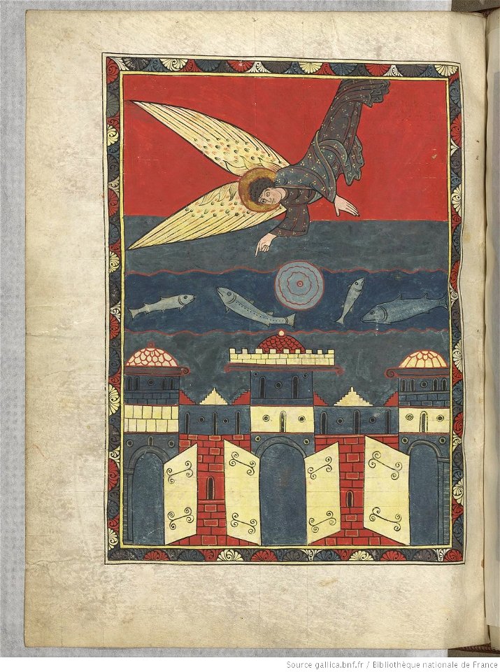 Saint-Sever Beatus f. 197v - Millstone