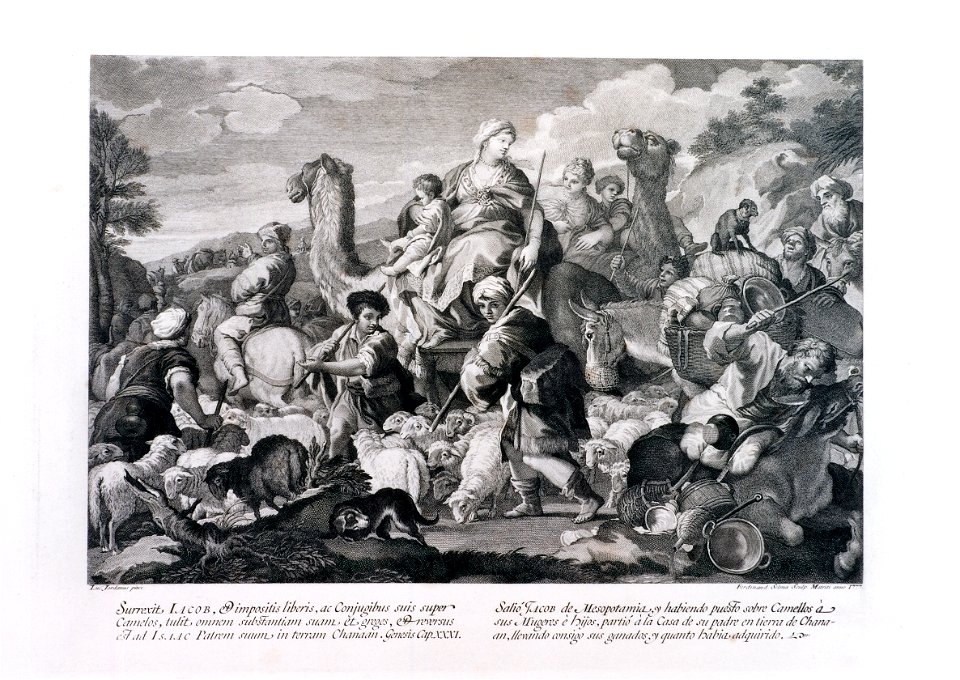 Salida de Jacob de Mesopotamia - Fernando Selma
