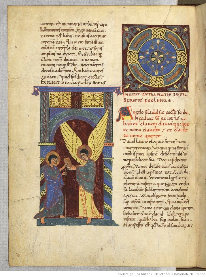 Saint-Sever Beatus f. 077v - To the Church in Philadelphia