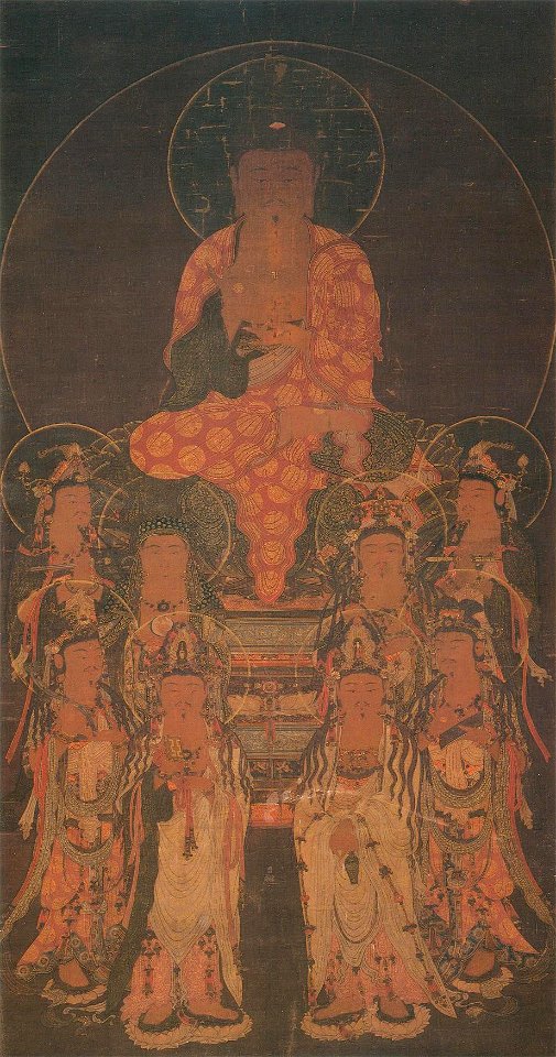 Sakyamuni with Eight Great Bodhisattvas (Matsuodera)