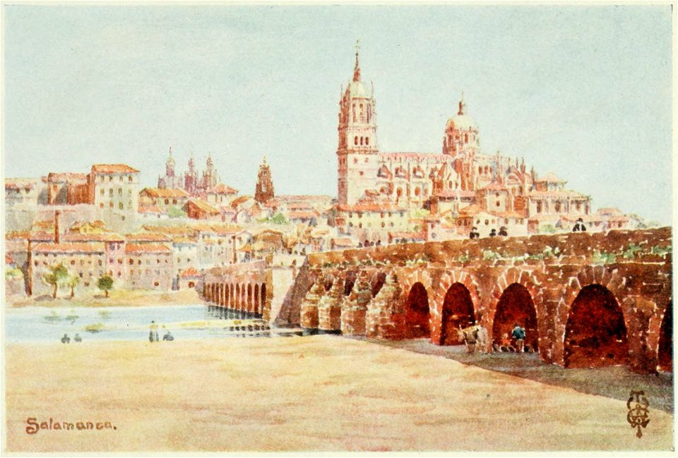 Salamanca from the left bank of the Tormes
