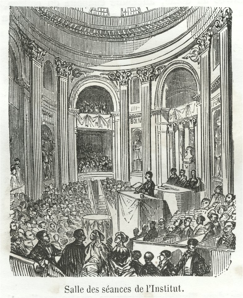 Salle des séances de l'Institut, 1855