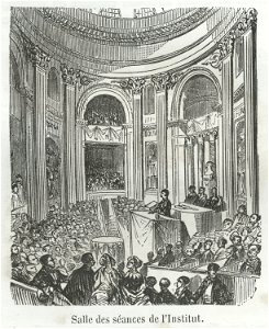 Salle des séances de l'Institut, 1855