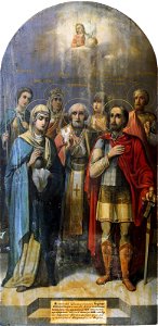 Saints of Alexander III of Russia's family (1888, Irbit)