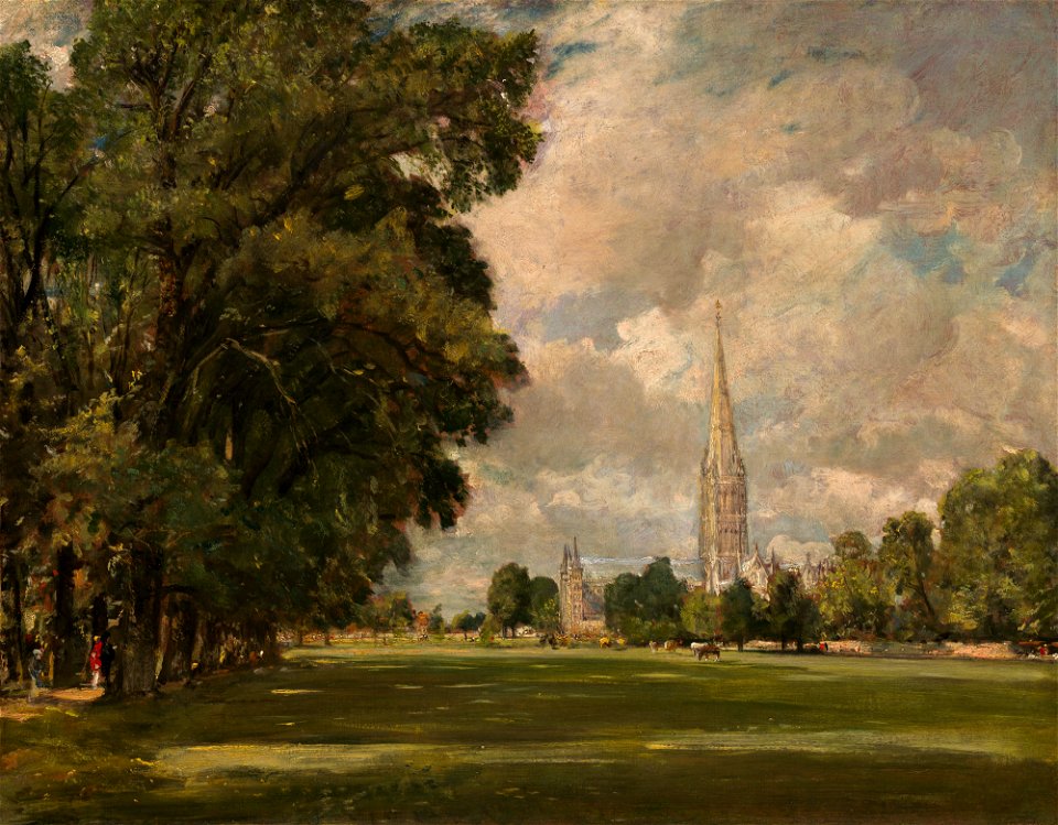 Salisbury Cathedral from Lower Marsh Close A10951