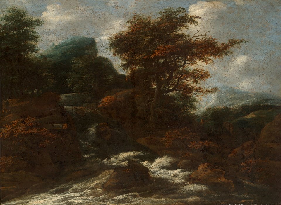 Salomon van Ruysdael - Landscape with Waterfall - 1952.44.2 - Yale University Art Gallery