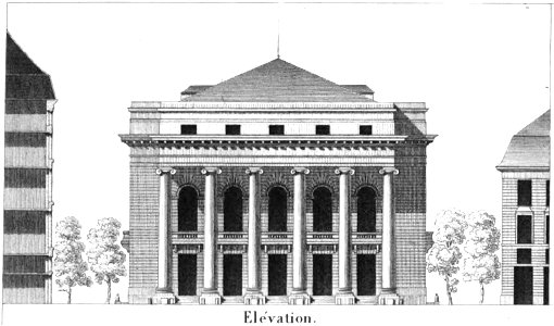 Salle Favart (1) - Donnet 1821 plate3 GB-Ghent detail, elevation