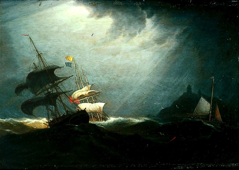 Robert Salmon - Storm at sea